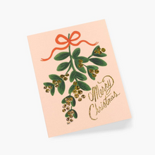 Load image into Gallery viewer, MISTLETOE CHRISTMAS CARD
