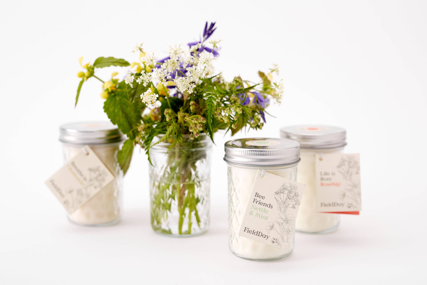 Jam Jar Moss Vegetable Soy Wax Candle