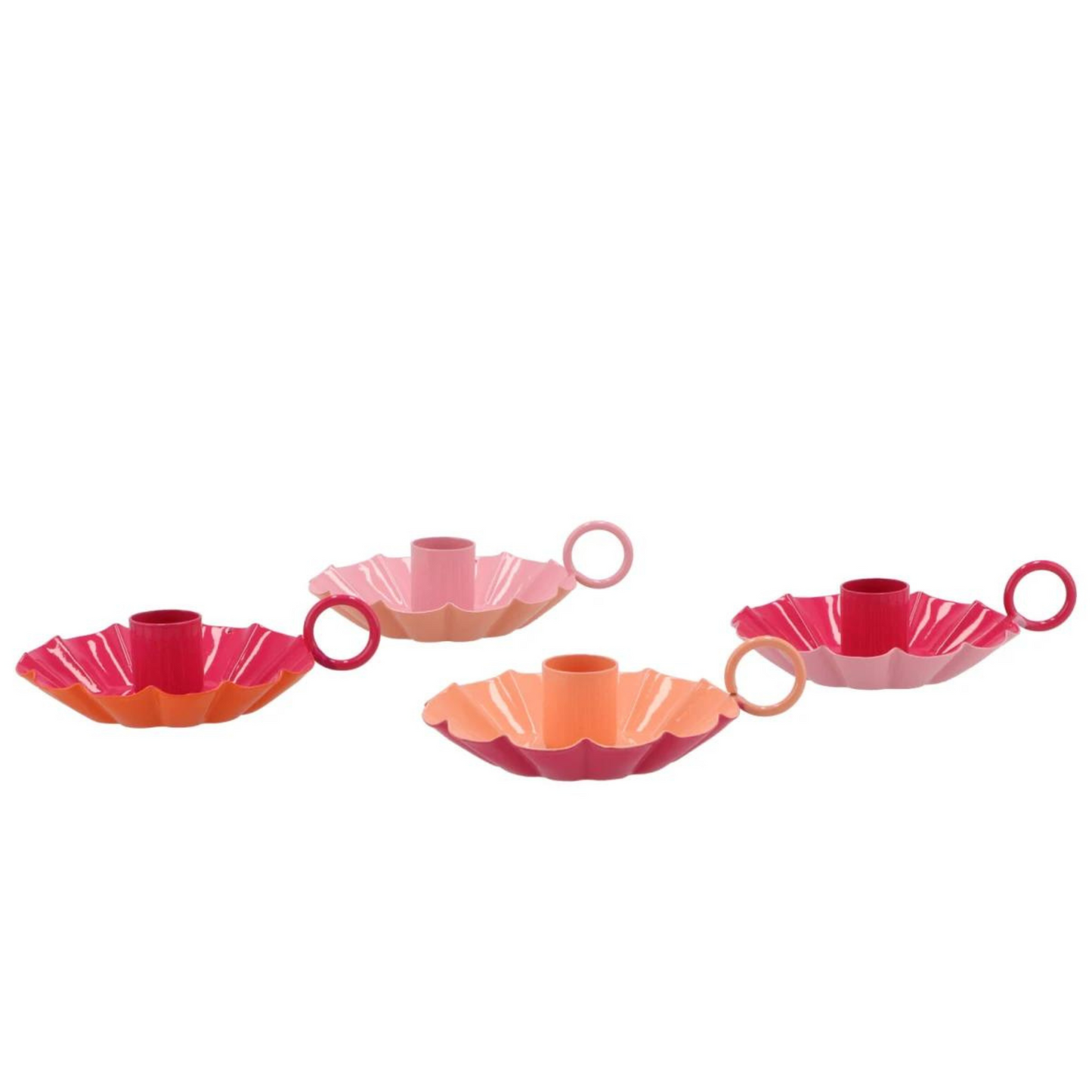 FLOWER CANDLE HOLDER SET