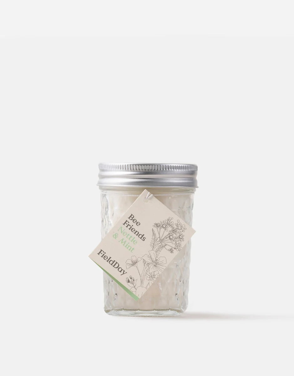 Jam Jar Nettle & Mint Vegetable Soy Wax Candle
