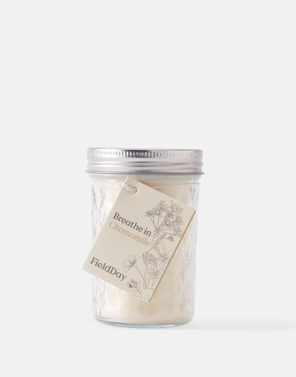 Jam Jar Chamomile Vegetable Soy Wax Candle