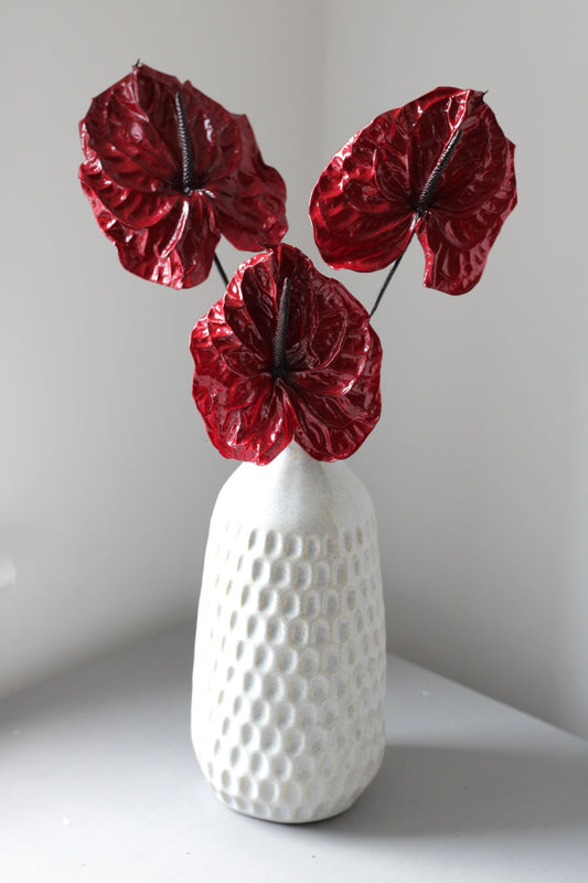 PRESERVED ANTHURIUM - Red