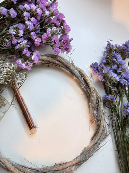 DRIED FLOWER WREATH WORKSHOP - Saturday September 27th