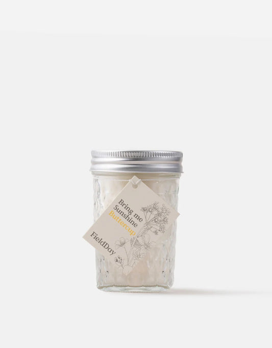 Jam Jar Buttercup Vegetable Soy Wax Candle